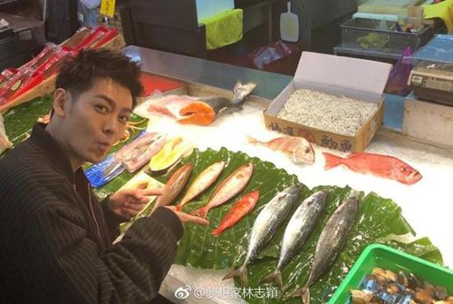 林志颖小摊采购 求网友支招如何挑选鱼!