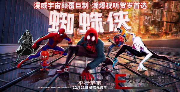 《蜘蛛侠:平行宇宙》火热预售中!12月21日潮爆视听贺岁首选