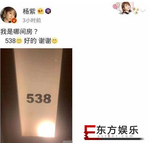 杨紫调侃自己门牌号538 自黑女王没谁了!