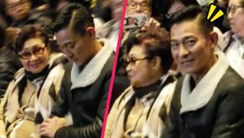 刘德华白雪仙粤剧 取消演唱会后首次公开露面!