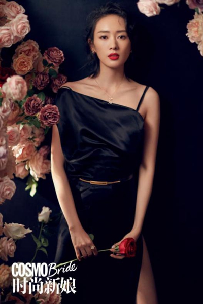 童瑶受邀杂志专访,六桂福珠宝为女神锦上添花