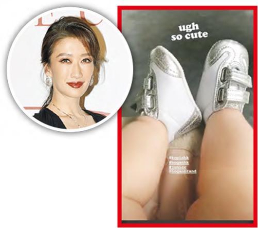 谢婷婷晒爱女肉腿照 小腿肉嘟嘟却仍不见样子!