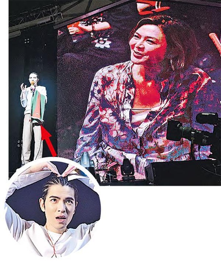 演唱会获关之琳捧场 萧敬腾心花怒放一脸害羞