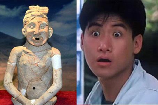 古代陶人酷似张学友 网友:难道穿越了?