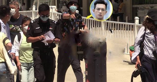 李现给我点自由好不好 被代拍私生围住无奈发飙!